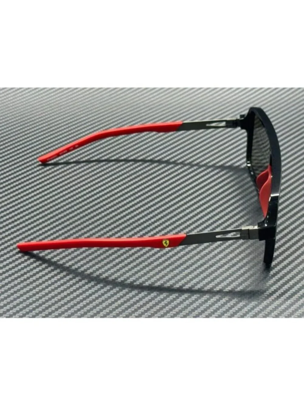 New Ferrari Men Shiny Black Sunglasses 63-21-145